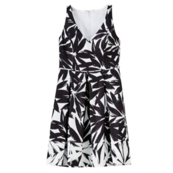 ASHLEY BEYOND GRAHAM DRESS WOMEN SIZE 8 (MEDIUM) WHITE AND BLACK NWT - Picture 9 of 9